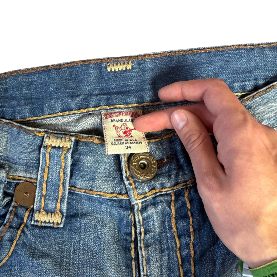 True Religion Jeans Größe 34 Bootcut