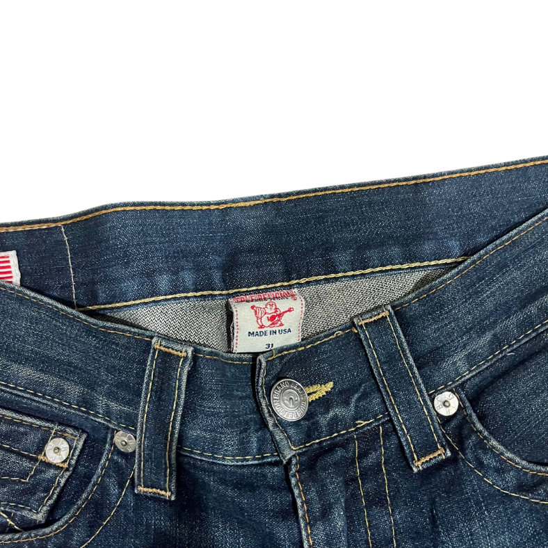 True Religion Billy Damen Shorts Größe 31