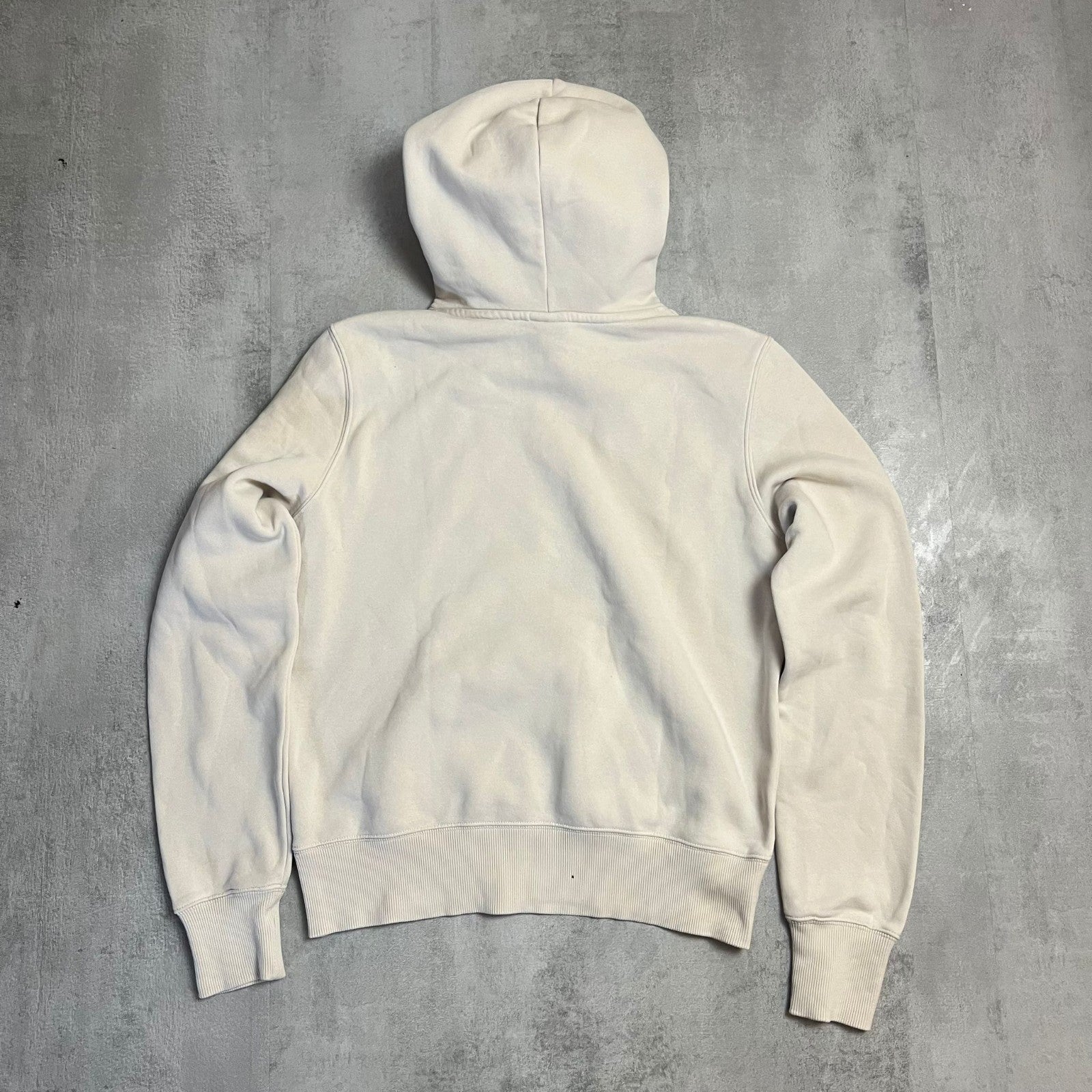 Nike Vintage Hoodie Pullover Weiß Größe S