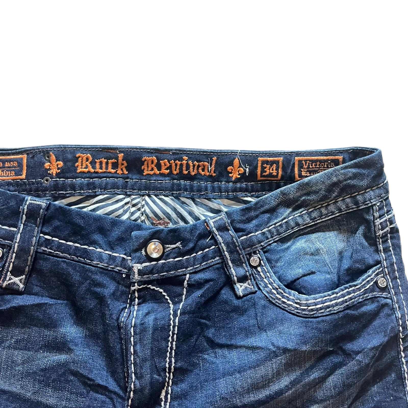 Rock Revival Baggy Jeans Größe 34
